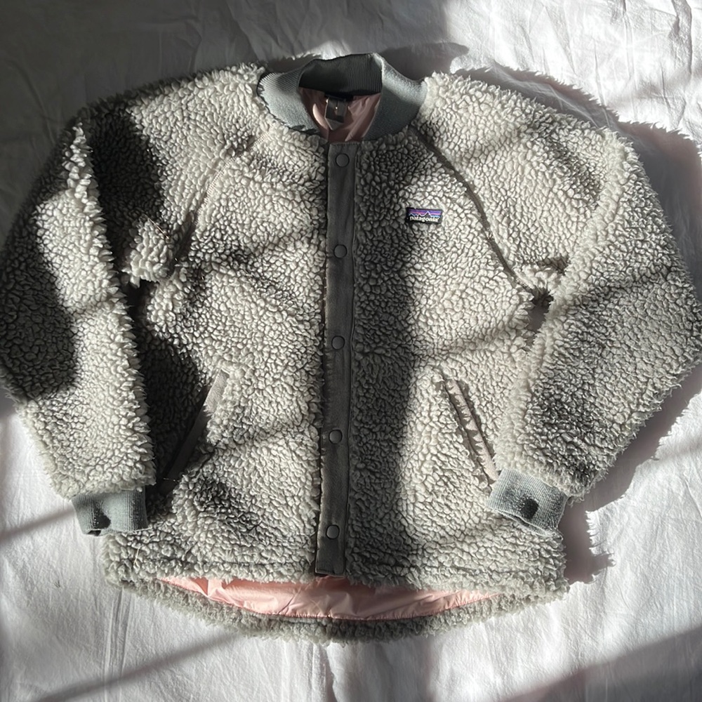 Girls' Trending Retro-X Fleece Bomber Jacket (size 10) ❄️